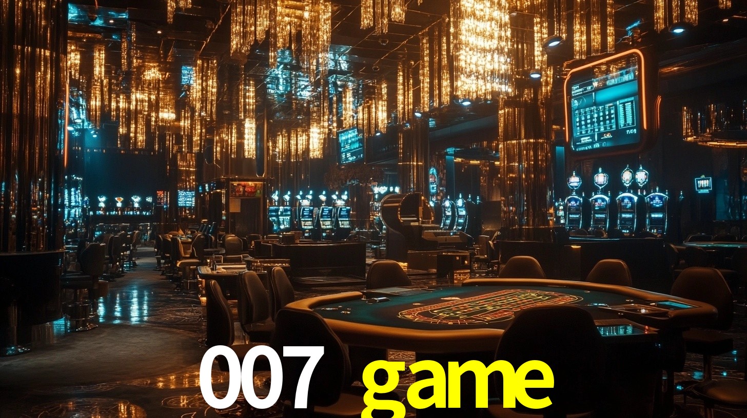 Sinta a adrenalina dos jogos de cassino com 007 game