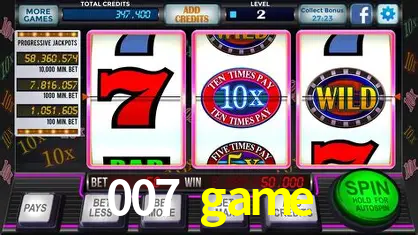 Descubra o Mundo do Cassino Online com 007 game